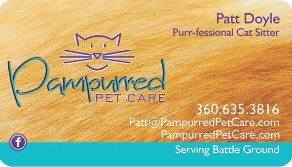 Pampurred Pet Care . Business card Banner